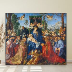 Svečanost venaca od ruža, Albrecht Dürer, Feast of Rose Garlands, slika na platnu