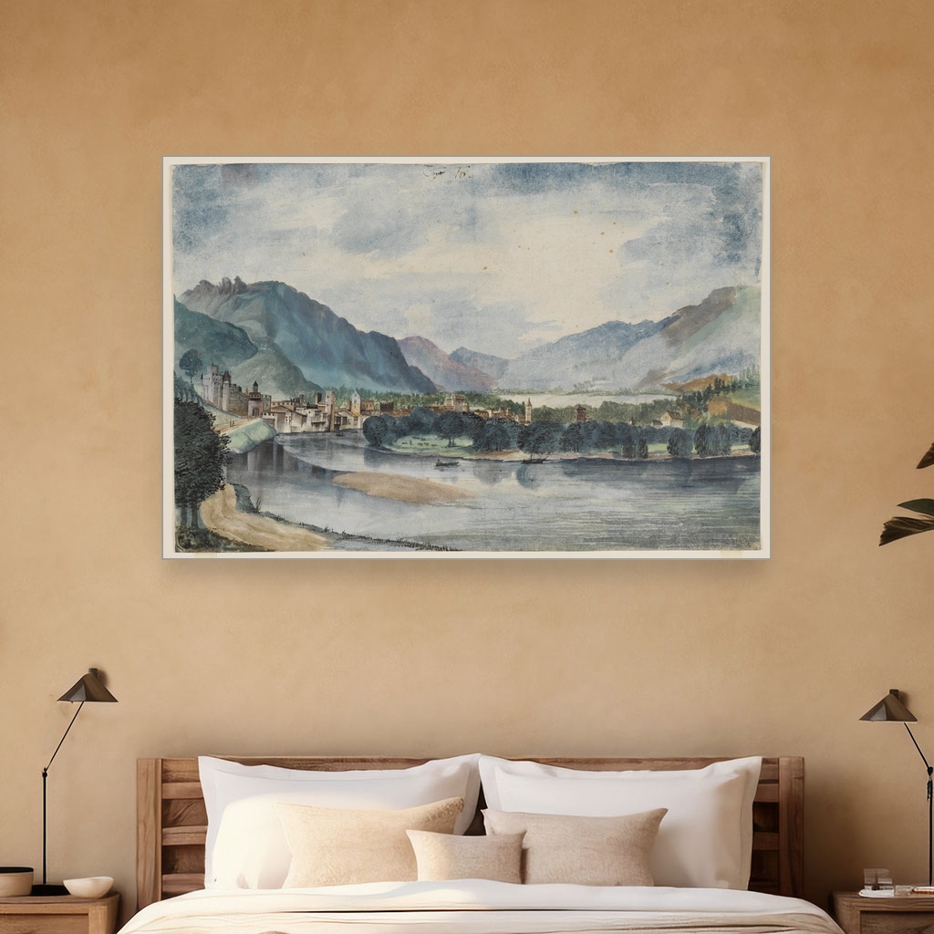 Pogled sa severa na Trento, Albrecht Dürer, View from the North Trento, slika na platnu 5 Pogled sa severa na Trento, Albrecht Dürer, View from the North Trento, slika na platnu - Slika 5