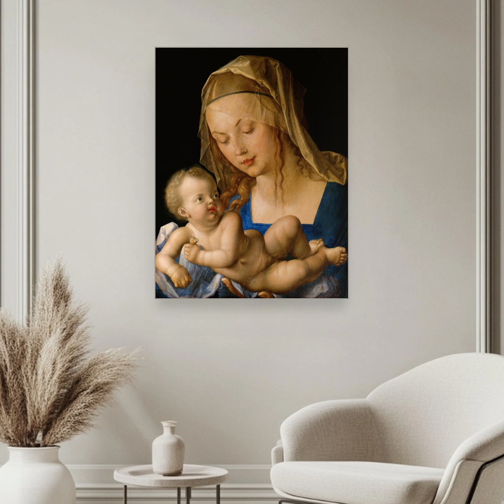 Devica i dete sa kruškom, Albrecht Dürer, Virgin and child with a pear, slika na platnu 3 Devica i dete sa kruškom, Albrecht Dürer, Virgin and child with a pear, slika na platnu - Slika 3