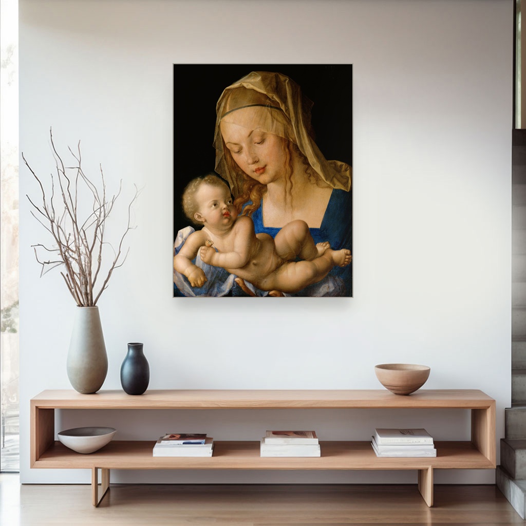 Devica i dete sa kruškom, Albrecht Dürer, Virgin and child with a pear, slika na platnu 4 Devica i dete sa kruškom, Albrecht Dürer, Virgin and child with a pear, slika na platnu - Slika 4