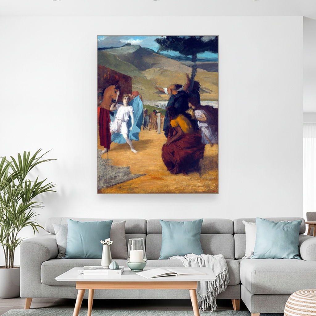 Aleksandar i Bucefal, Edgar Degas, Alexander and Bucephalus, slika na platnu 2 Aleksandar i Bucefal, Edgar Degas, Alexander and Bucephalus, slika na platnu - Slika 2