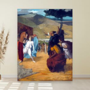 Aleksandar i Bucefal, Edgar Degas, Alexander and Bucephalus, slika na platnu