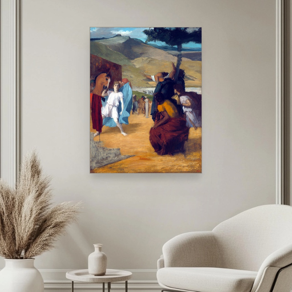 Aleksandar i Bucefal, Edgar Degas, Alexander and Bucephalus, slika na platnu 3 Aleksandar i Bucefal, Edgar Degas, Alexander and Bucephalus, slika na platnu - Slika 3