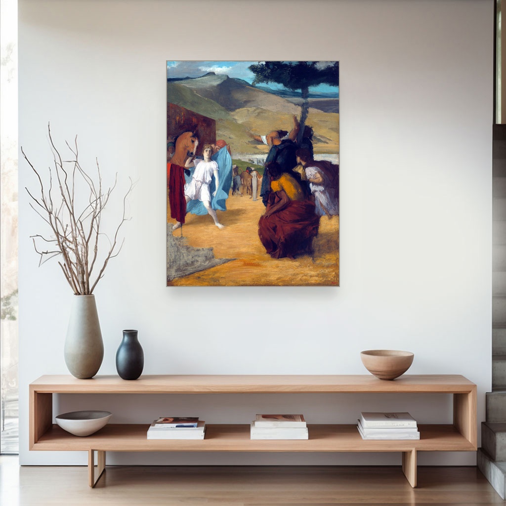 Aleksandar i Bucefal, Edgar Degas, Alexander and Bucephalus, slika na platnu 4 Aleksandar i Bucefal, Edgar Degas, Alexander and Bucephalus, slika na platnu - Slika 4