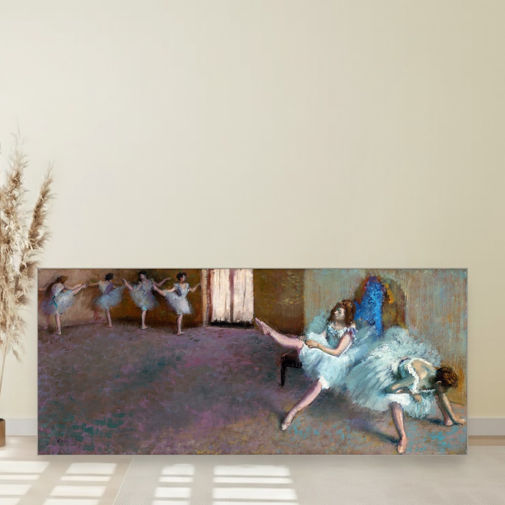 Edgar Degas — reprodukcije slika na platnu 2 Pre baleta slika na platnu