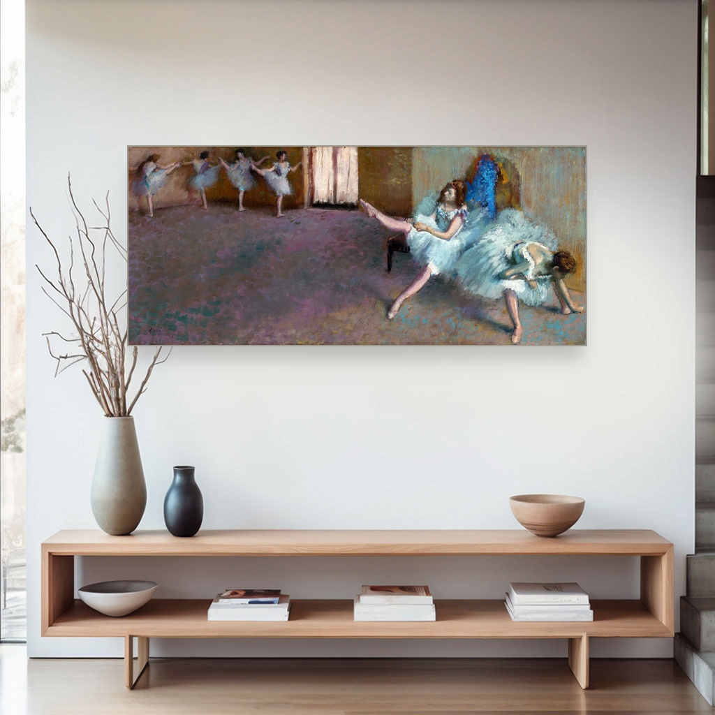 Pre baleta, Edgar Degas, Before the Ballet, slika na platnu 4 Pre baleta, Edgar Degas, Before the Ballet, slika na platnu - Slika 4