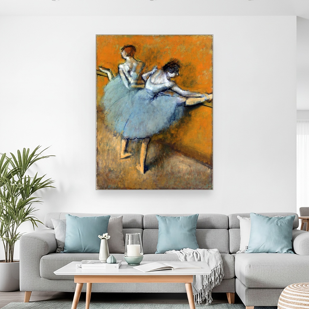 Plesačice za šipkom, Edgar Degas, Dancers at the Barre, slika na platnu 2 Plesačice za šipkom, Edgar Degas, Dancers at the Barre, slika na platnu - Slika 2