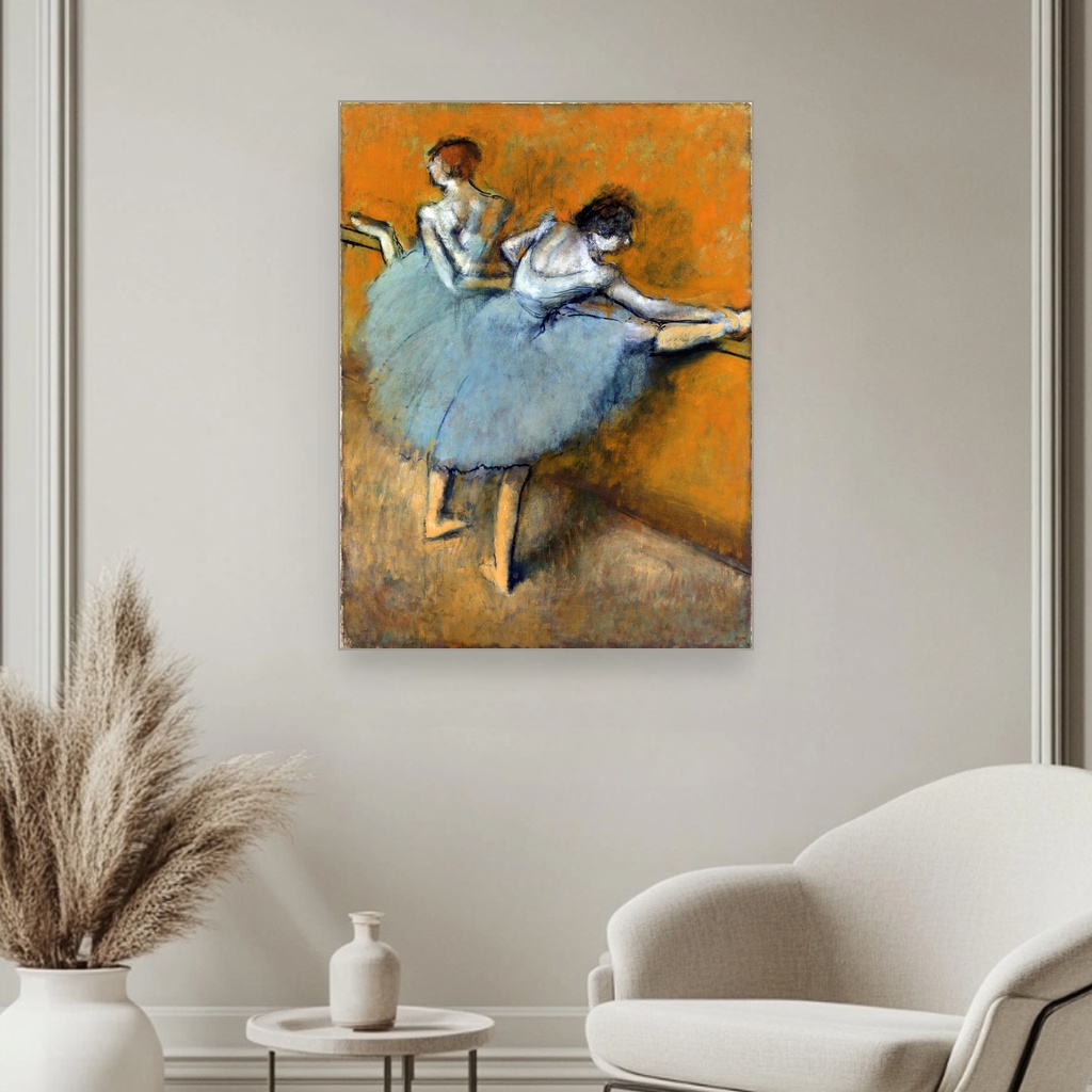 Plesačice za šipkom, Edgar Degas, Dancers at the Barre, slika na platnu 3 Plesačice za šipkom, Edgar Degas, Dancers at the Barre, slika na platnu - Slika 3