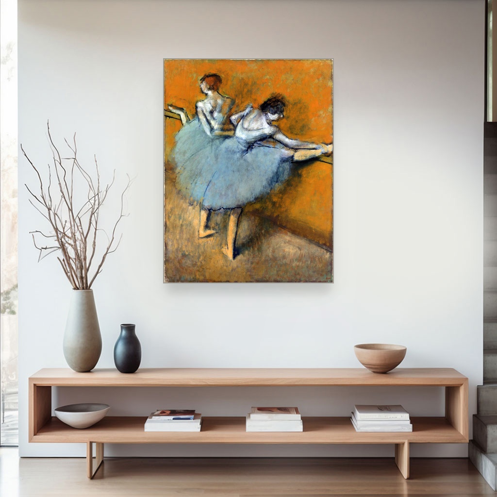 Plesačice za šipkom, Edgar Degas, Dancers at the Barre, slika na platnu 4 Plesačice za šipkom, Edgar Degas, Dancers at the Barre, slika na platnu - Slika 4