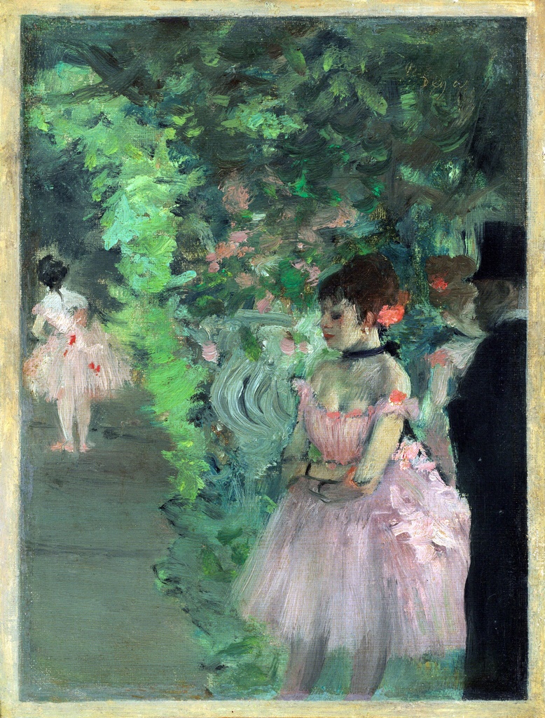 Plesačice iza scene, Edgar Degas, Dancers Backstage, slika na platnu 8 Plesačice iza scene, Edgar Degas, Dancers Backstage, slika na platnu - Slika 8