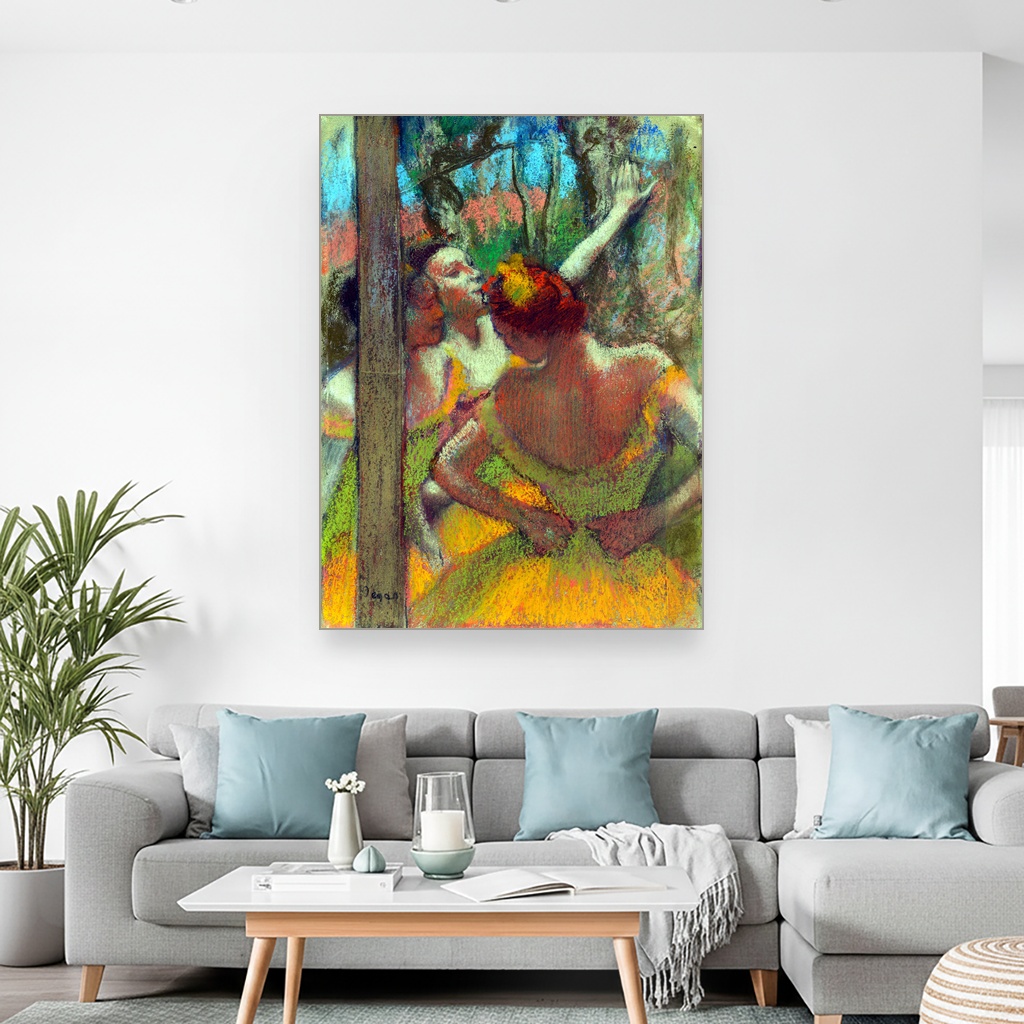 Plesačice, Edgar Degas, Dancers, slika na platnu 2 Plesačice, Edgar Degas, Dancers, slika na platnu - Slika 2