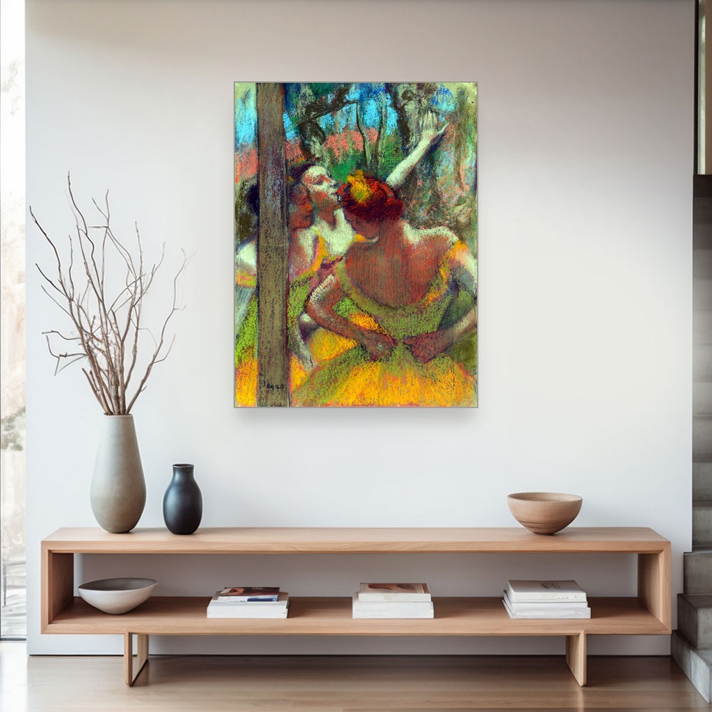 Plesačice, Edgar Degas, Dancers, slika na platnu 4 Plesačice, Edgar Degas, Dancers, slika na platnu - Slika 4