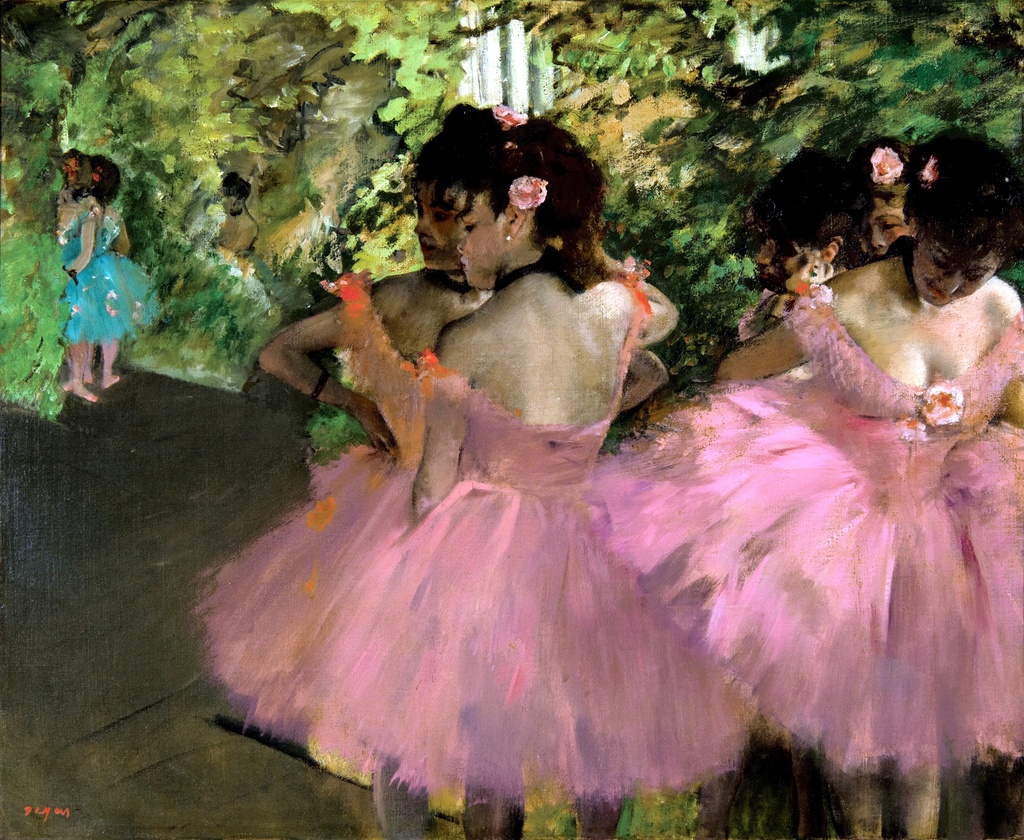 Plesačice u roze, Edgar Degas, Dancers in Pink, slika na platnu 8 Plesačice u roze, Edgar Degas, Dancers in Pink, slika na platnu - Slika 8