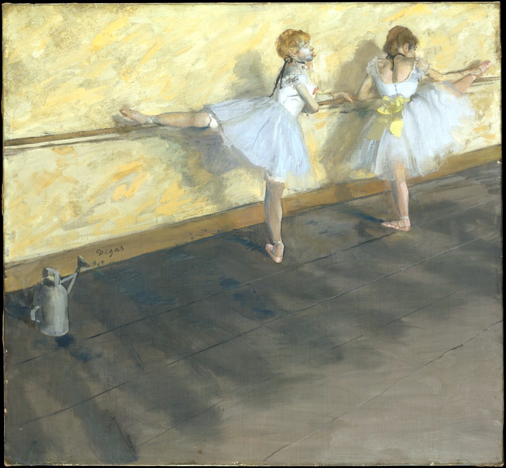 Baletanke na razbojčiću, Edgar Degas, Dancers Practicing at the Barre, slika na platnu 8 Baletanke na razbojčiću, Edgar Degas, Dancers Practicing at the Barre, slika na platnu - Slika 8