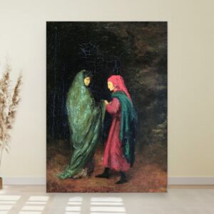 Dante i Vergilije na ulazu u pakao, Edgar Degas, Dante y Virgilio a la entrada del infierno, slika na platnu