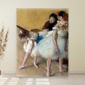 Ispit iz plesa, Edgar Degas, Examen de Danse, slika na platnu