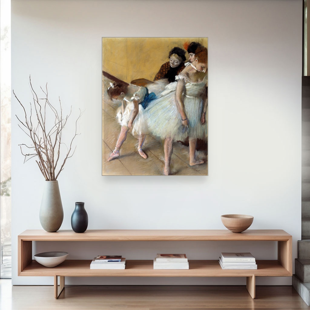 Ispit iz plesa, Edgar Degas, Examen de Danse, slika na platnu 4 Ispit iz plesa, Edgar Degas, Examen de Danse, slika na platnu - Slika 4