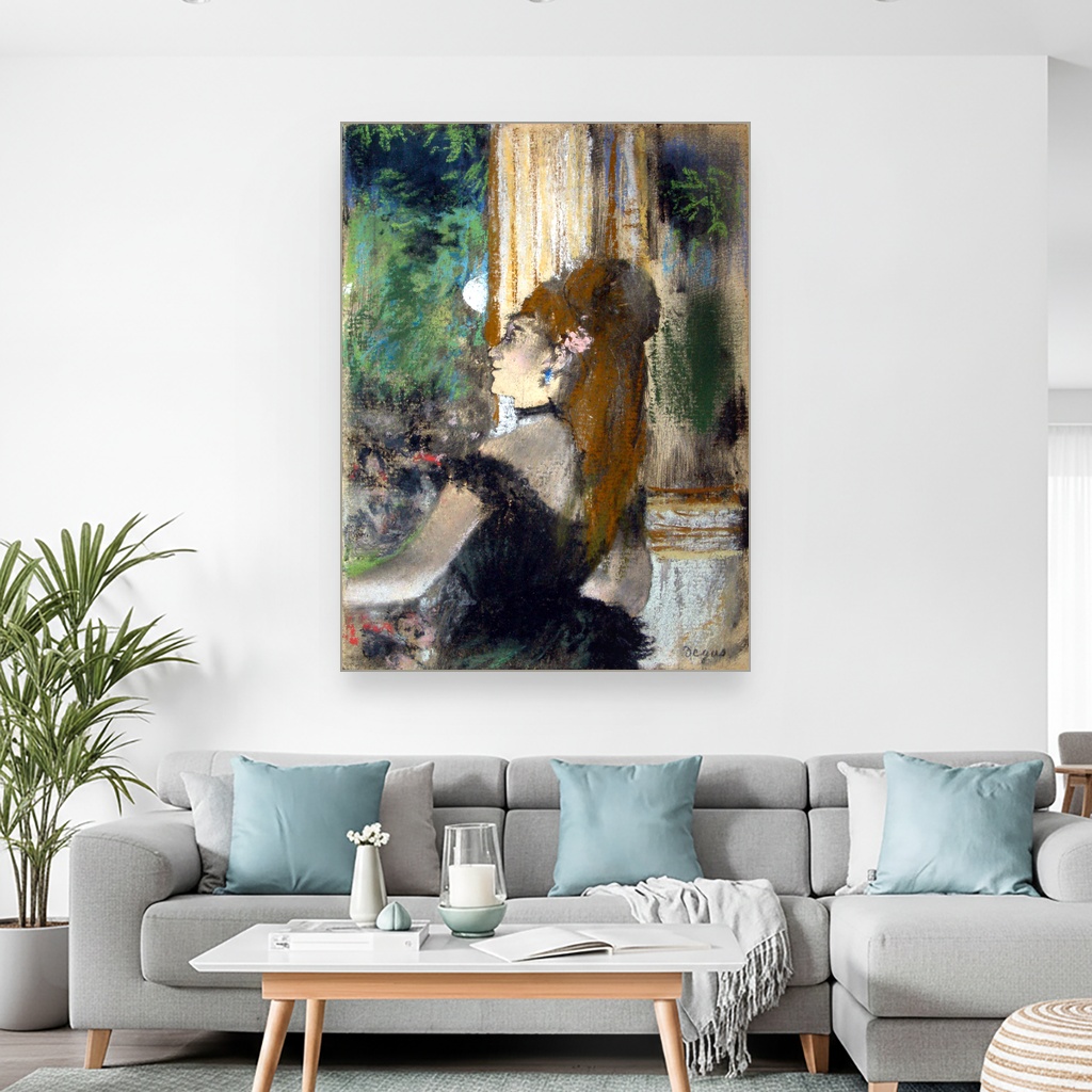 Pevačica, Edgar Degas, The Singer, slika na platnu 2 Pevačica, Edgar Degas, The Singer, slika na platnu - Slika 2