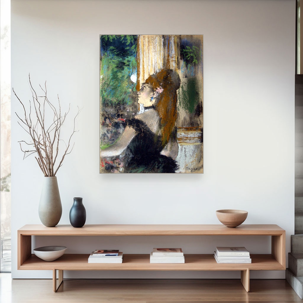 Pevačica, Edgar Degas, The Singer, slika na platnu 4 Pevačica, Edgar Degas, The Singer, slika na platnu - Slika 4