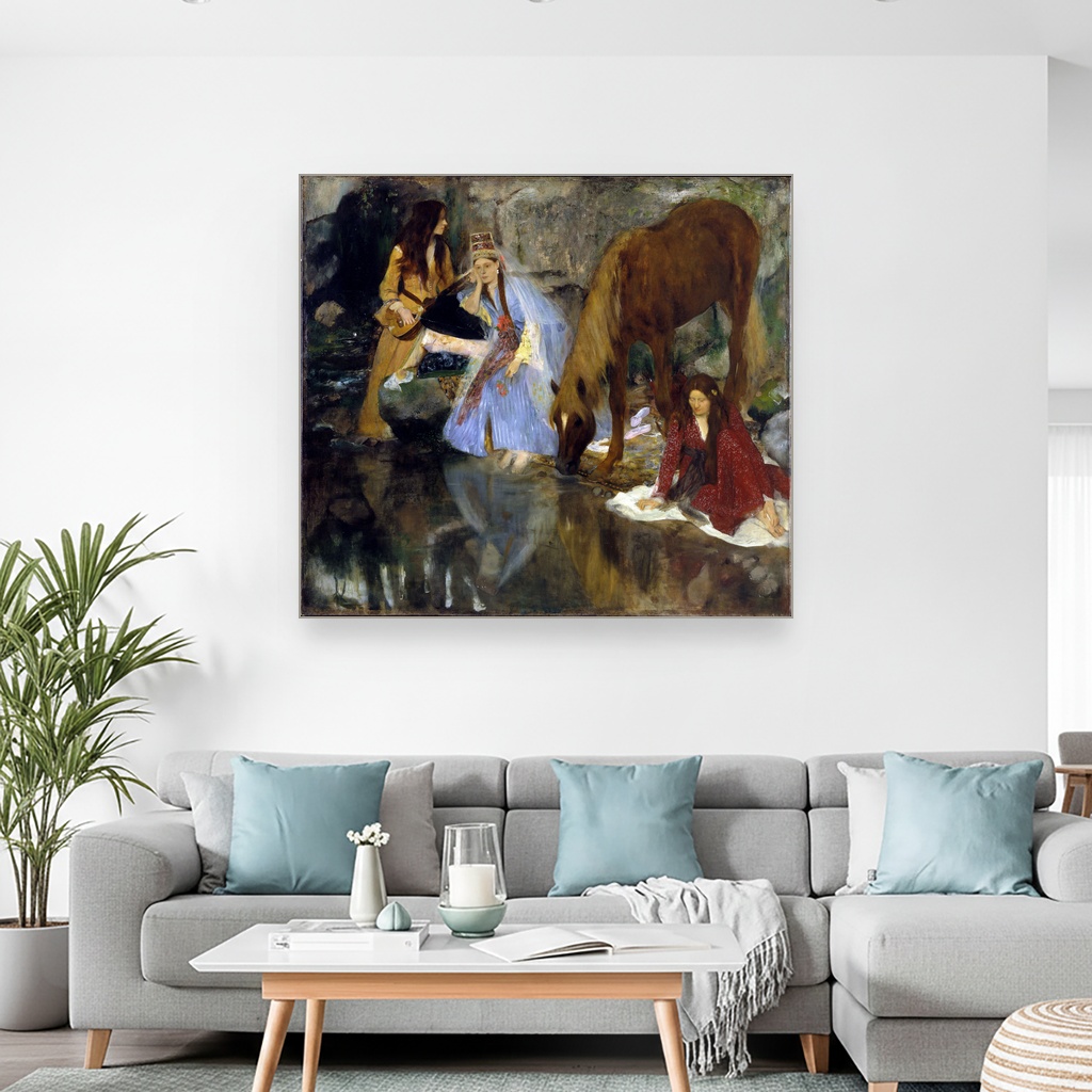 Portret gospođice Fijokre u baletu Izvor, Edgar Degas, Portrait of Mlle Fiocre in the Ballet La Source, slika na platnu 2 Portret gospođice Fijokre u baletu Izvor, Edgar Degas, Portrait of Mlle Fiocre in the Ballet La Source, slika na platnu - Slika 2