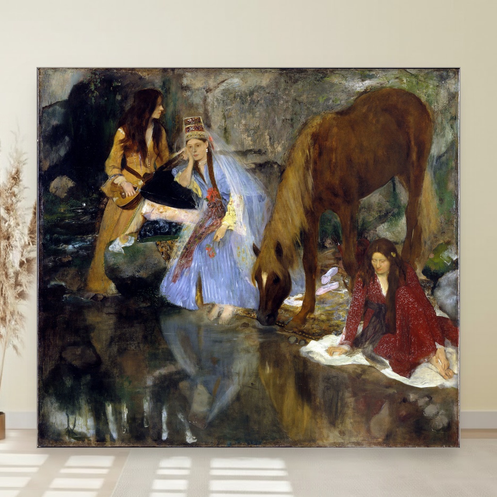 Portret gospođice Fijokre u baletu Izvor, Edgar Degas, Portrait of Mlle Fiocre in the Ballet La Source, slika na platnu 1 Portret gospođice Fijokre u baletu Izvor, Edgar Degas, Portrait of Mlle Fiocre in the Ballet La Source, slika na platnu