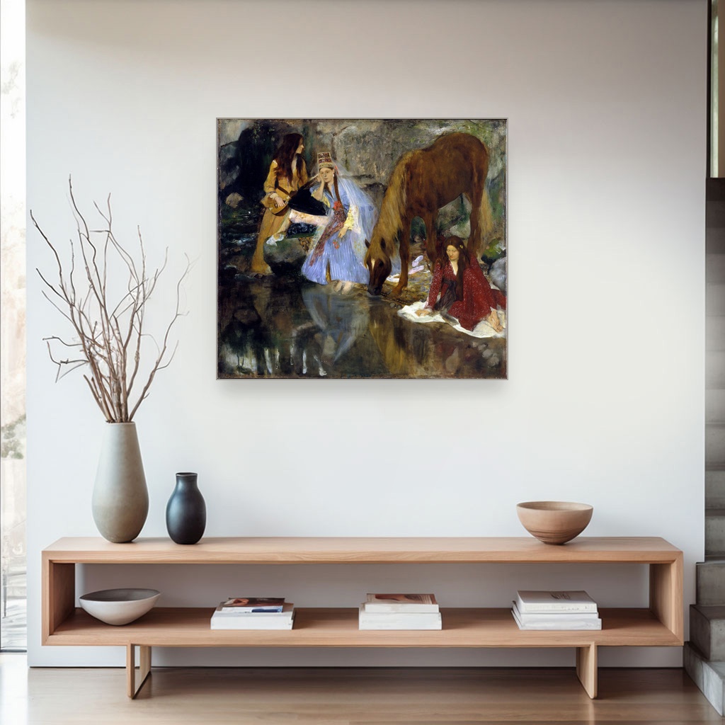 Portret gospođice Fijokre u baletu Izvor, Edgar Degas, Portrait of Mlle Fiocre in the Ballet La Source, slika na platnu 4 Portret gospođice Fijokre u baletu Izvor, Edgar Degas, Portrait of Mlle Fiocre in the Ballet La Source, slika na platnu - Slika 4