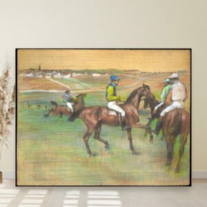 Trka konja, Edgar Degas, Race Horses, slika na platnu