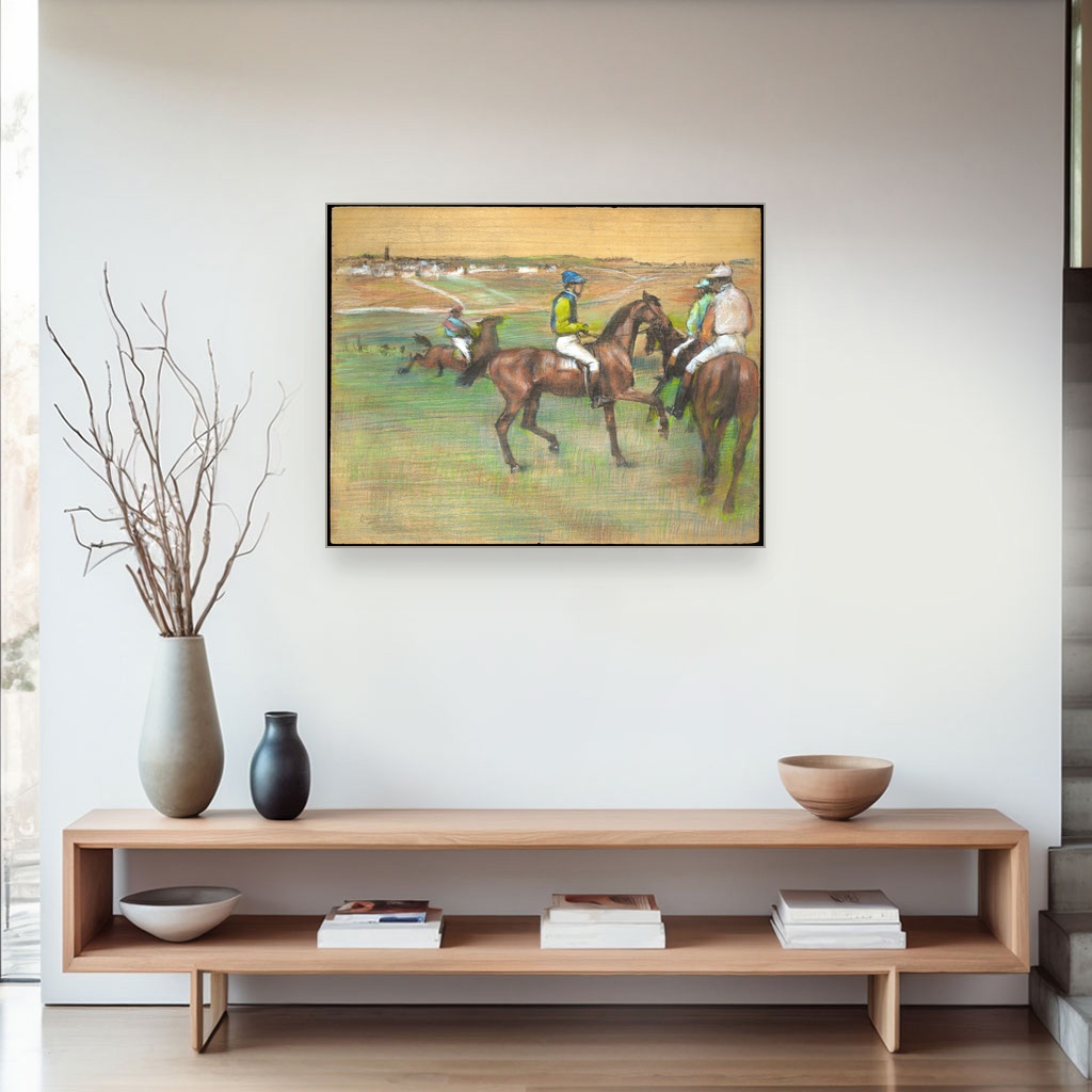 Trka konja, Edgar Degas, Race Horses, slika na platnu 4 Trka konja, Edgar Degas, Race Horses, slika na platnu - Slika 4