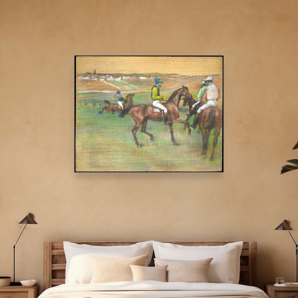 Trka konja, Edgar Degas, Race Horses, slika na platnu 5 Trka konja, Edgar Degas, Race Horses, slika na platnu - Slika 5