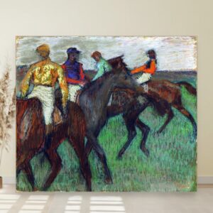 6 prelepih slika životinja za osveženje enterijera 8 Trkački konji, Edgar Degas, Racehorses, slika na platnu