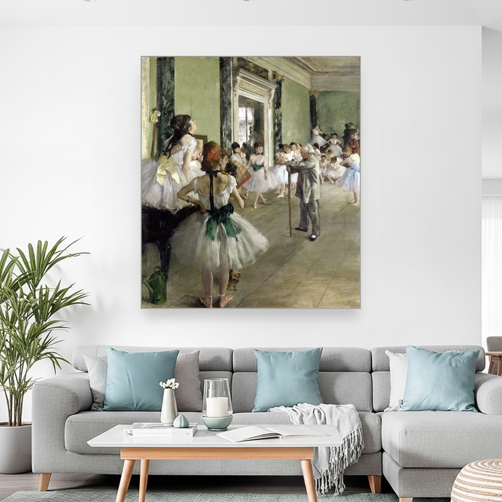 Čas baleta, Edgar Degas, The Ballet Class, slika na platnu 2 Čas baleta, Edgar Degas, The Ballet Class, slika na platnu - Slika 2