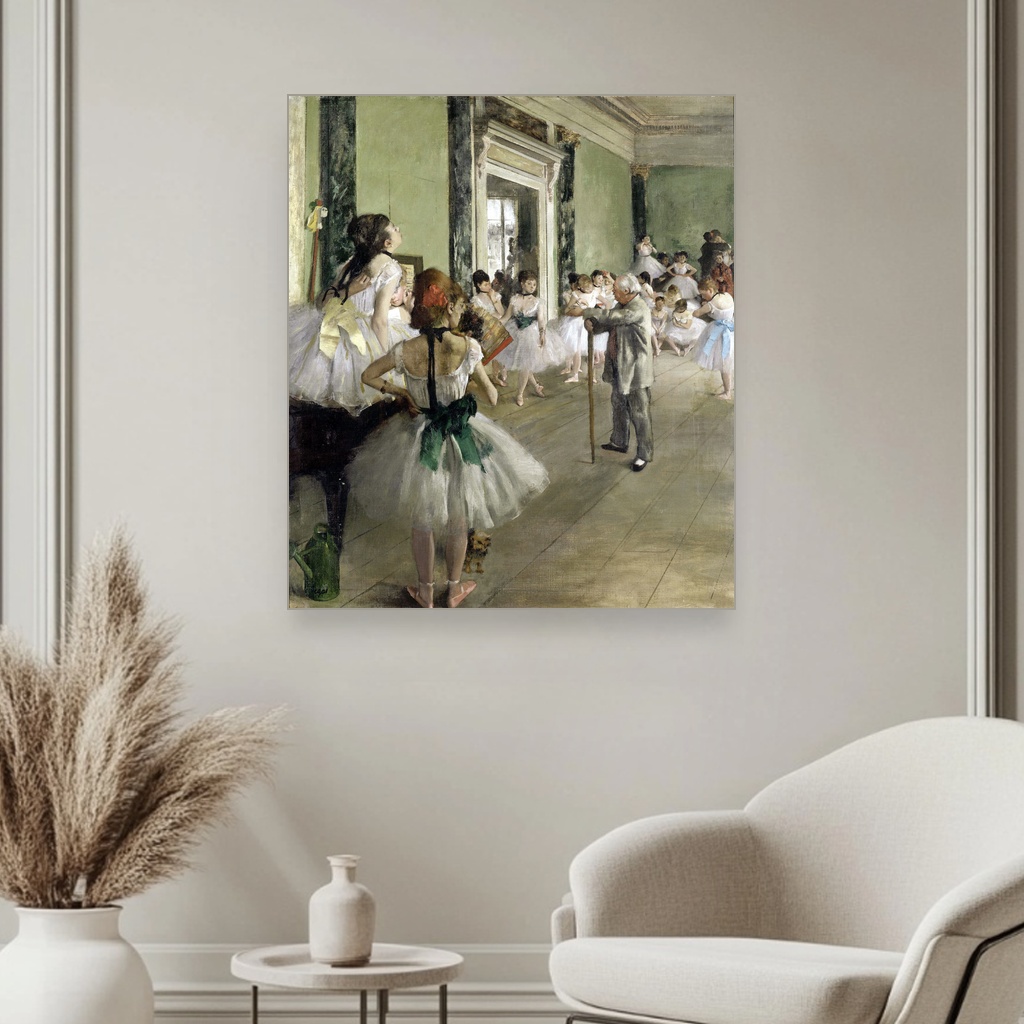 Čas baleta, Edgar Degas, The Ballet Class, slika na platnu 3 Čas baleta, Edgar Degas, The Ballet Class, slika na platnu - Slika 3