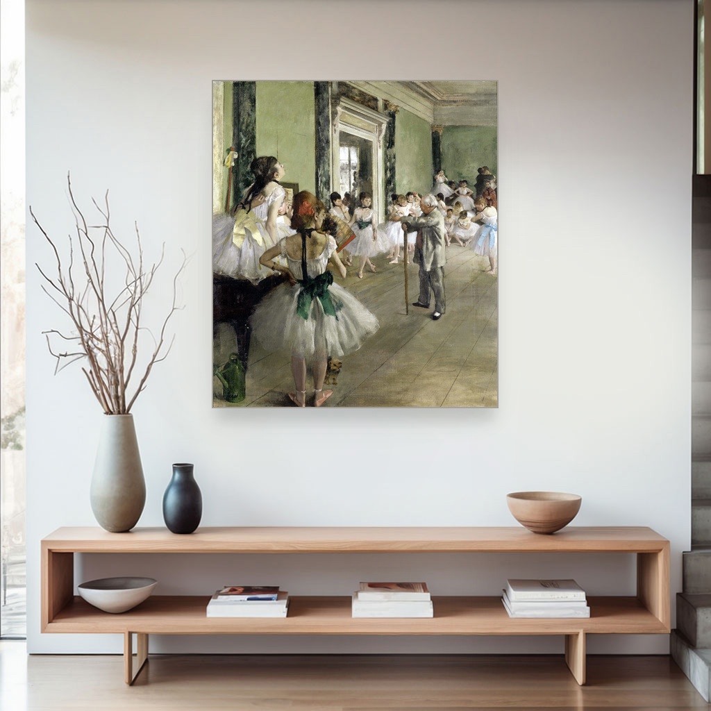 Čas baleta, Edgar Degas, The Ballet Class, slika na platnu 4 Čas baleta, Edgar Degas, The Ballet Class, slika na platnu - Slika 4