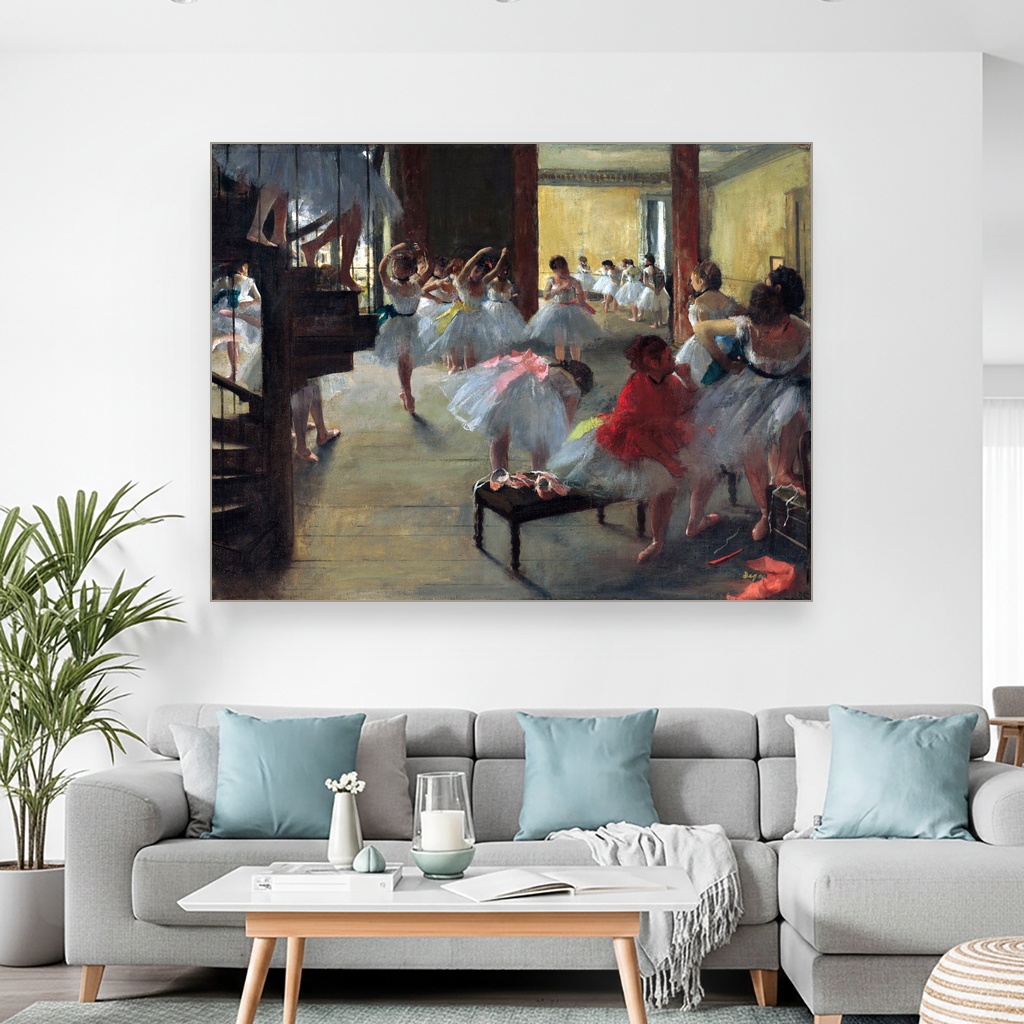 Čas plesa, Edgar Degas, The Dance Class, slika na platnu 2 Čas plesa, Edgar Degas, The Dance Class, slika na platnu - Slika 2