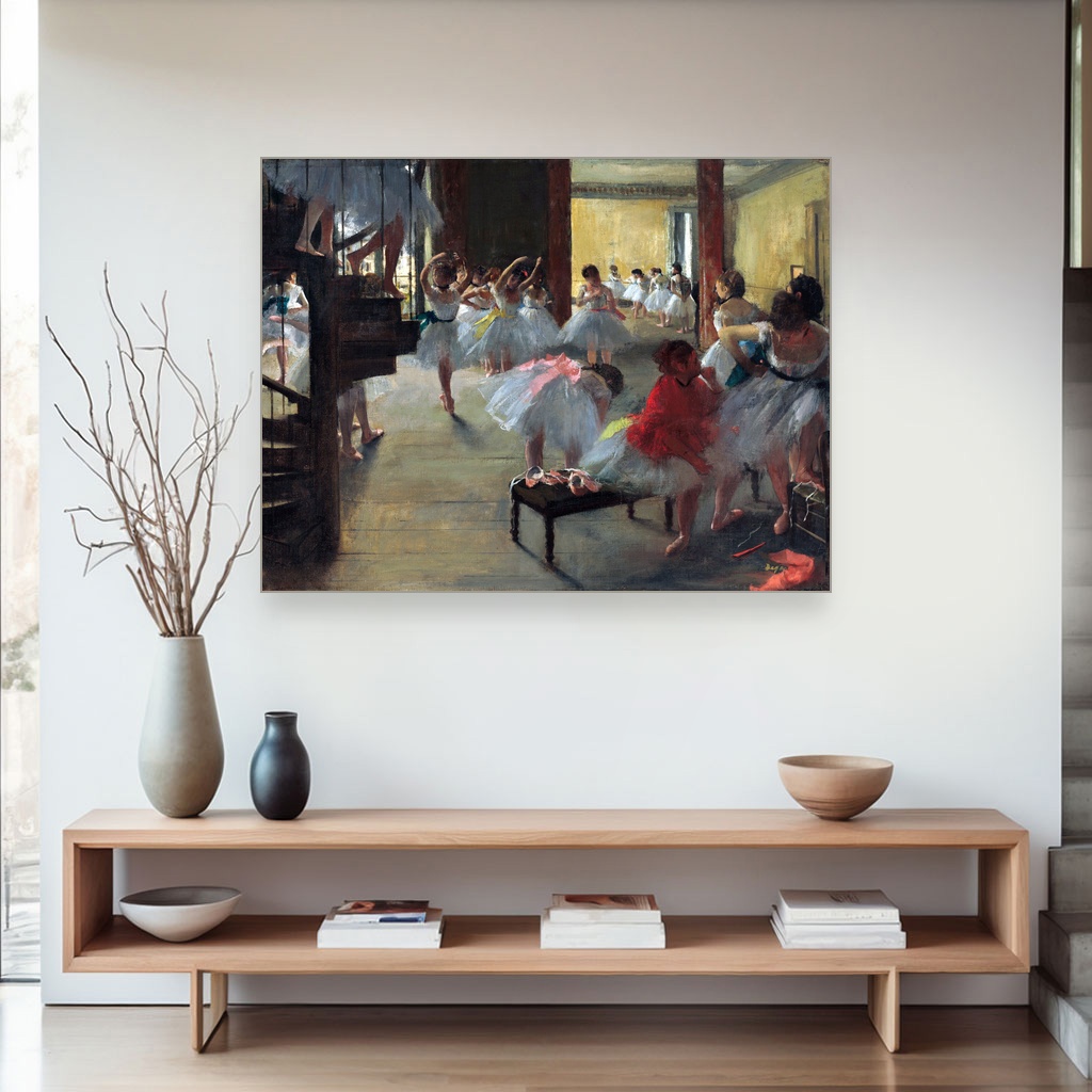 Čas plesa, Edgar Degas, The Dance Class, slika na platnu 4 Čas plesa, Edgar Degas, The Dance Class, slika na platnu - Slika 4
