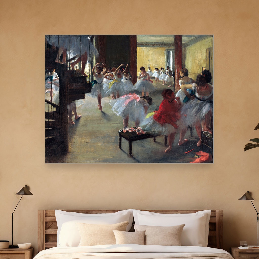 Čas plesa, Edgar Degas, The Dance Class, slika na platnu 5 Čas plesa, Edgar Degas, The Dance Class, slika na platnu - Slika 5