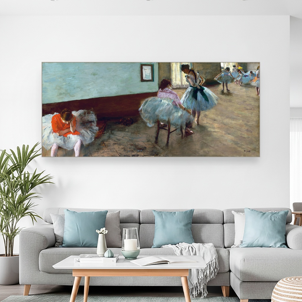 Čas plesa, Edgar Degas, The Dance Lesson, slika na platnu 2 Čas plesa, Edgar Degas, The Dance Lesson, slika na platnu - Slika 2