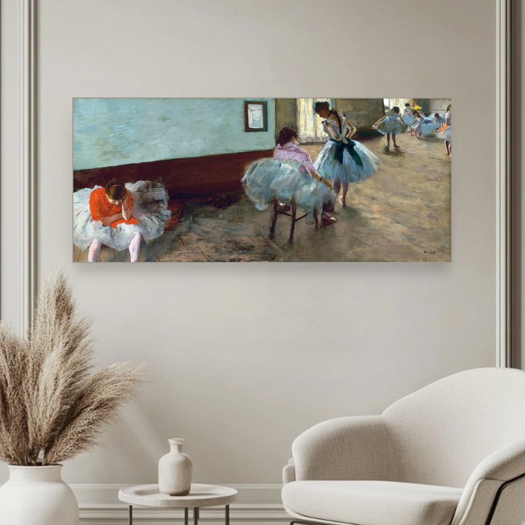 Čas plesa, Edgar Degas, The Dance Lesson, slika na platnu 3 Čas plesa, Edgar Degas, The Dance Lesson, slika na platnu - Slika 3