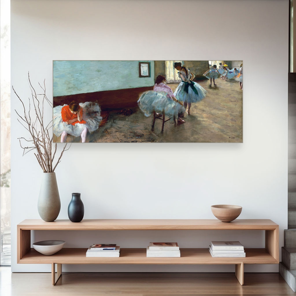 Čas plesa, Edgar Degas, The Dance Lesson, slika na platnu 4 Čas plesa, Edgar Degas, The Dance Lesson, slika na platnu - Slika 4