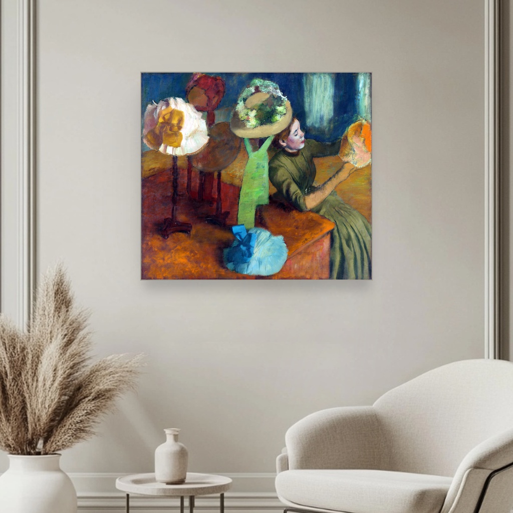 Prodavnica šešira, Edgar Degas, The Millinery Shop, slika na platnu 3 Prodavnica šešira, Edgar Degas, The Millinery Shop, slika na platnu - Slika 3