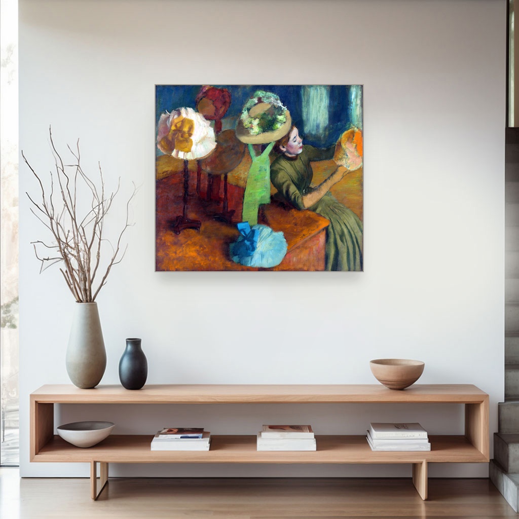 Prodavnica šešira, Edgar Degas, The Millinery Shop, slika na platnu 4 Prodavnica šešira, Edgar Degas, The Millinery Shop, slika na platnu - Slika 4