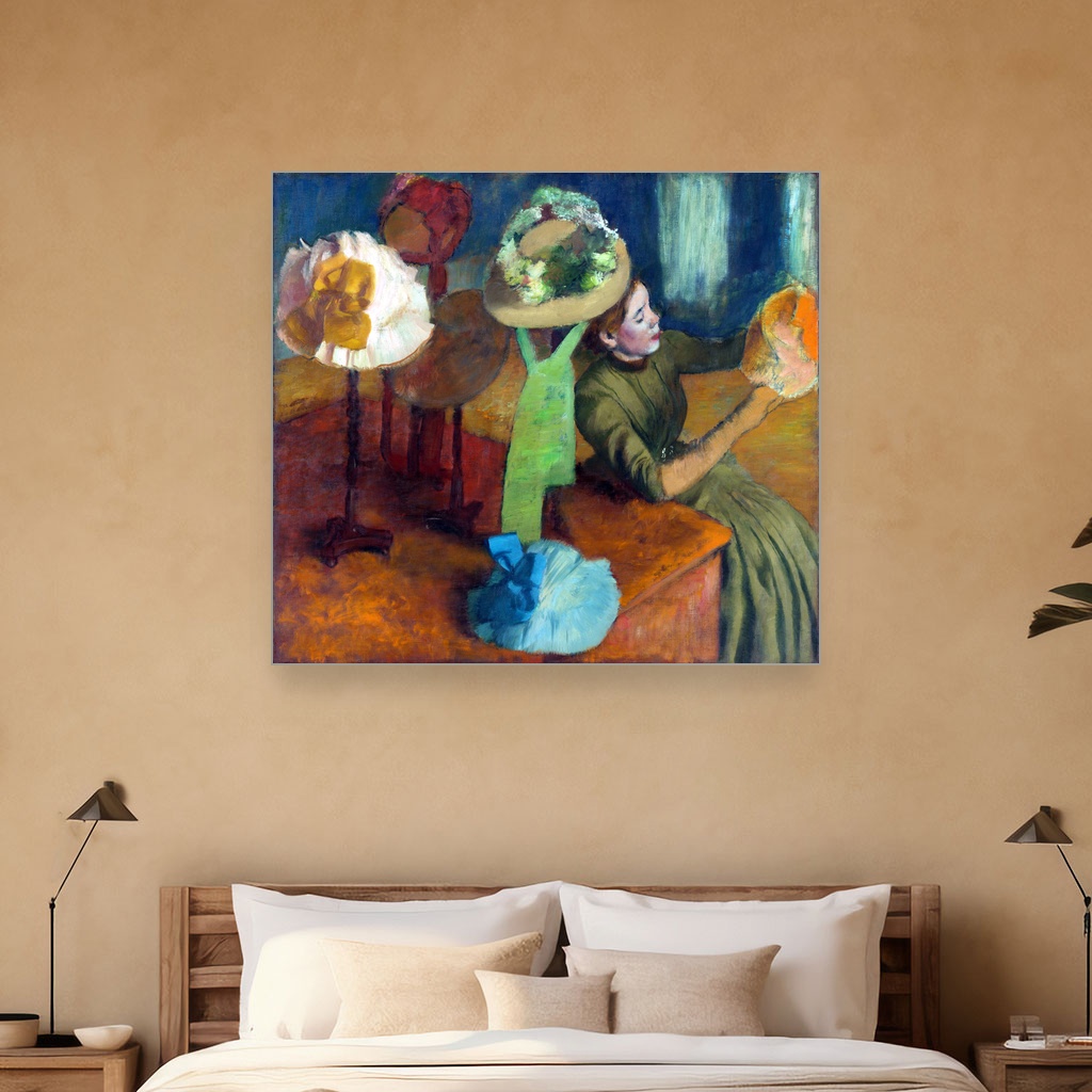 Prodavnica šešira, Edgar Degas, The Millinery Shop, slika na platnu 5 Prodavnica šešira, Edgar Degas, The Millinery Shop, slika na platnu - Slika 5