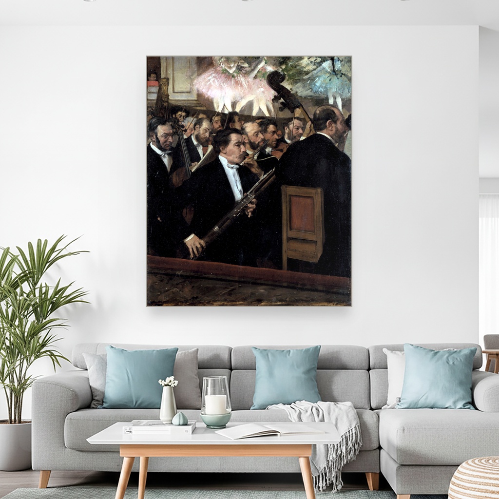 Orkestar u operi, Edgar Degas, The Orchestra at the Opera, slika na platnu 2 Orkestar u operi, Edgar Degas, The Orchestra at the Opera, slika na platnu - Slika 2