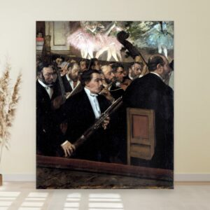 Orkestar u operi, Edgar Degas, The Orchestra at the Opera, slika na platnu