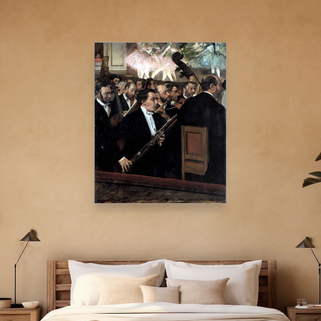 Orkestar u operi, Edgar Degas, The Orchestra at the Opera, slika na platnu 5 Orkestar u operi, Edgar Degas, The Orchestra at the Opera, slika na platnu - Slika 5