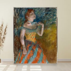 Pevačica u zelenom, Edgar Degas, The Singer in Green, slika na platnu