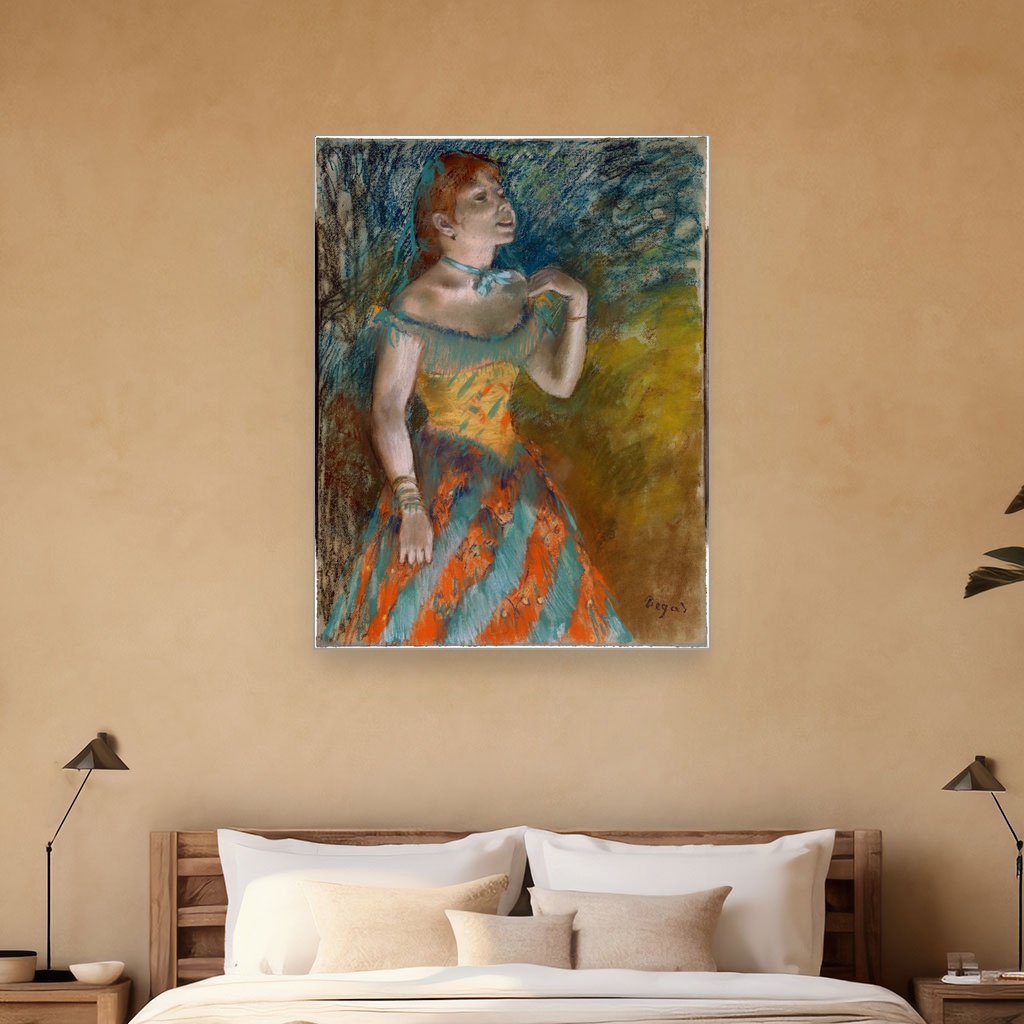 Pevačica u zelenom, Edgar Degas, The Singer in Green, slika na platnu 5 Pevačica u zelenom, Edgar Degas, The Singer in Green, slika na platnu - Slika 5