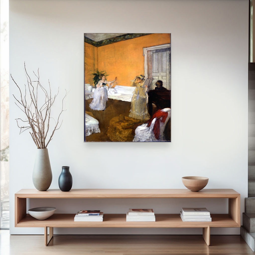 Proba pesme, Edgar Degas, The Song Rehearsal, slika na platnu 4 Proba pesme, Edgar Degas, The Song Rehearsal, slika na platnu - Slika 4