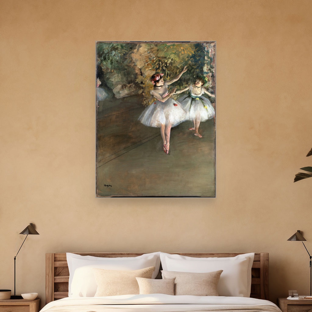 Dve plesačice na sceni, Edgar Degas, Two Dancers on a Stage, slika na platnu 5 Dve plesačice na sceni, Edgar Degas, Two Dancers on a Stage, slika na platnu - Slika 5