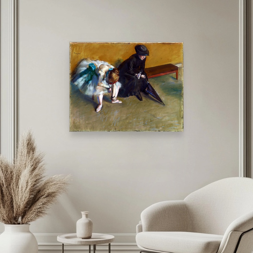 Čekanje, Edgar Degas, Waiting, slika na platnu 3 Čekanje, Edgar Degas, Waiting, slika na platnu - Slika 3